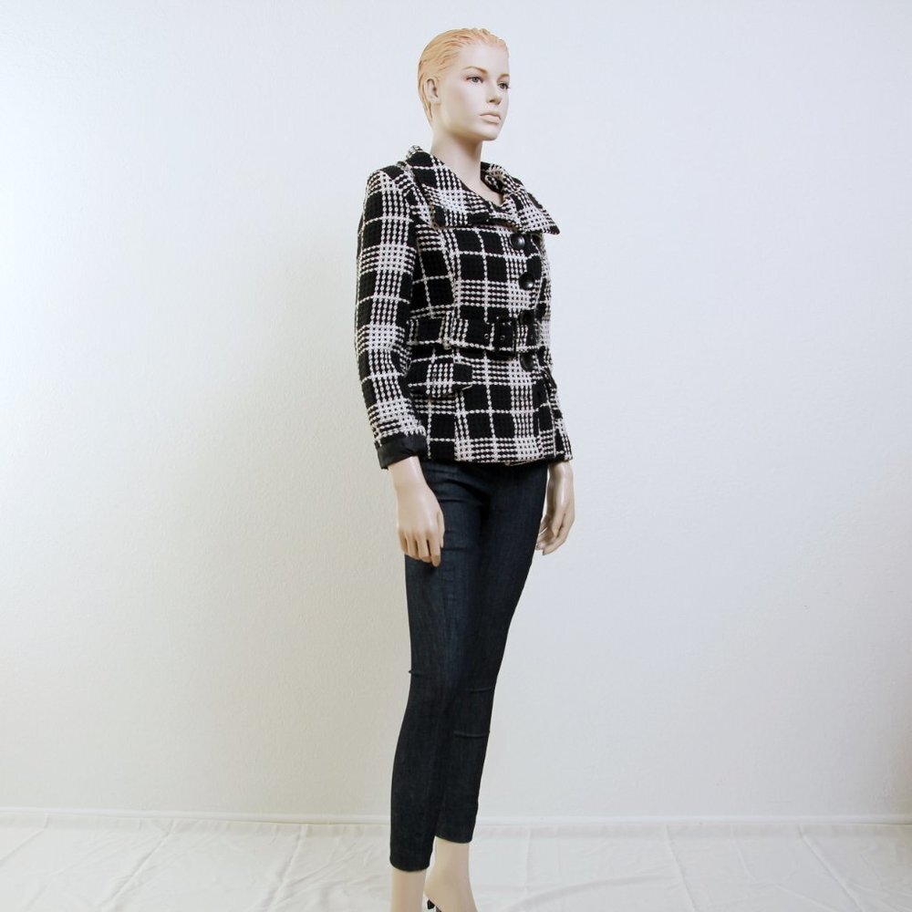 Last Kiss Double Breasted‎ Wood Blend Peacoat